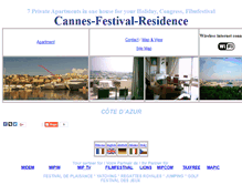 Tablet Screenshot of festival-residence.com